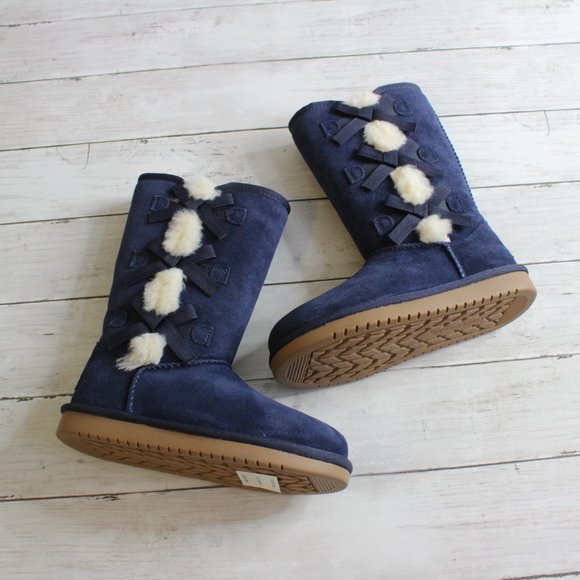 Koolaburra by Ugg Suede Boots Little Girl Size 13 - Picture 6 of 9